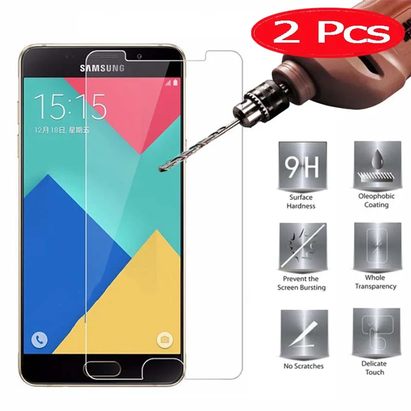 2 шт. закаленное стекло HOPELF для Samsung Galaxy A5 2016 Защитное экрана стекло|glass for samsung|tempered