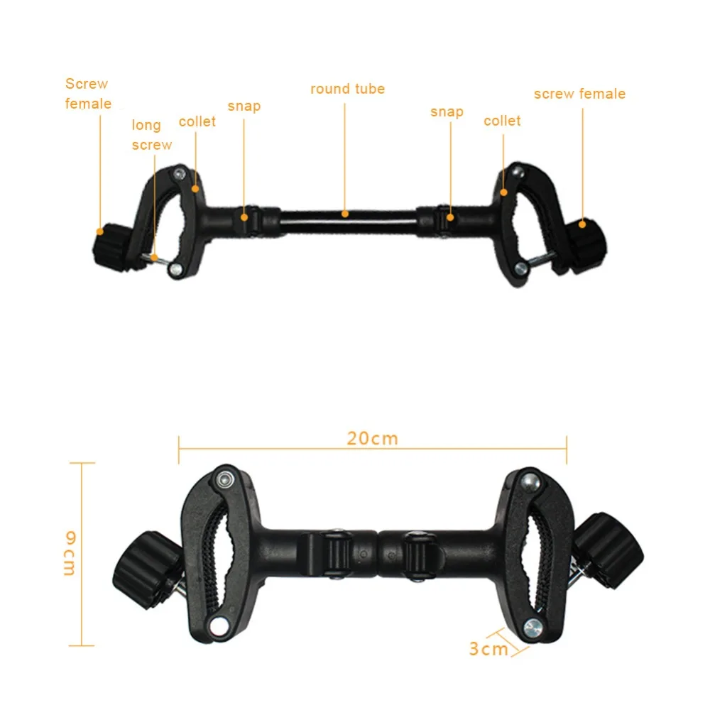 

Stroller Connectors for Twins Adjustable Easy Installation Stroller Connector Stroller Accessories