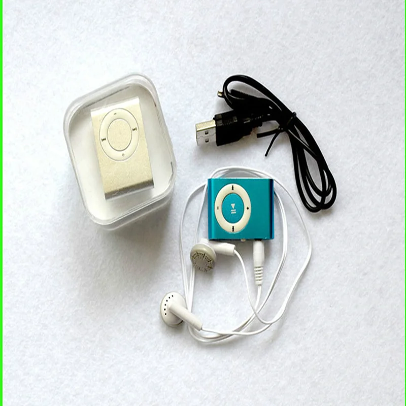 Оригинальный портативный mp3-плеер новый стильный зеркальный с клипсой