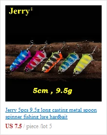 Jerry 6 шт. 2 г pesca Микро Мини форель ложка приманки Сверхлегкий речной рыбалки блесна в форме ложки окуня приманка
