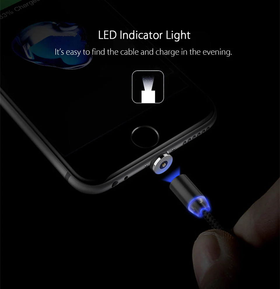 Магнитный Micro usb type C зарядный кабель Microusb для huawei Honor 20 Note 10 9 Nokia 8 Google Pixel 3 2 3XL кабель Usb C 2 метра