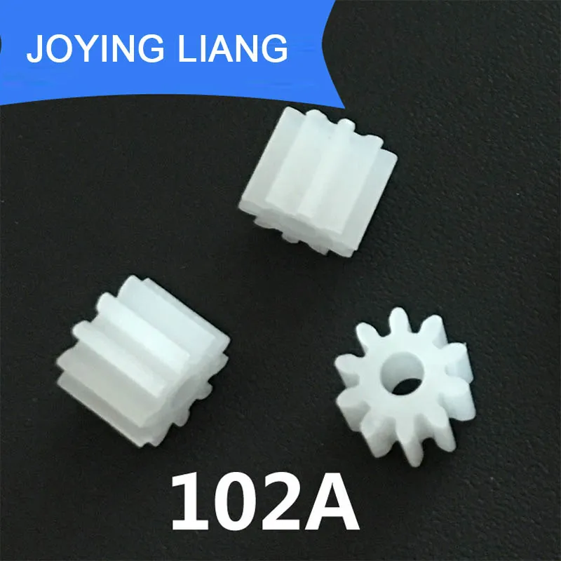 

102A Modulus 0.5 Pom Plastic Gear 10 Teeth Toy Model Gear (5000pcs/lot)