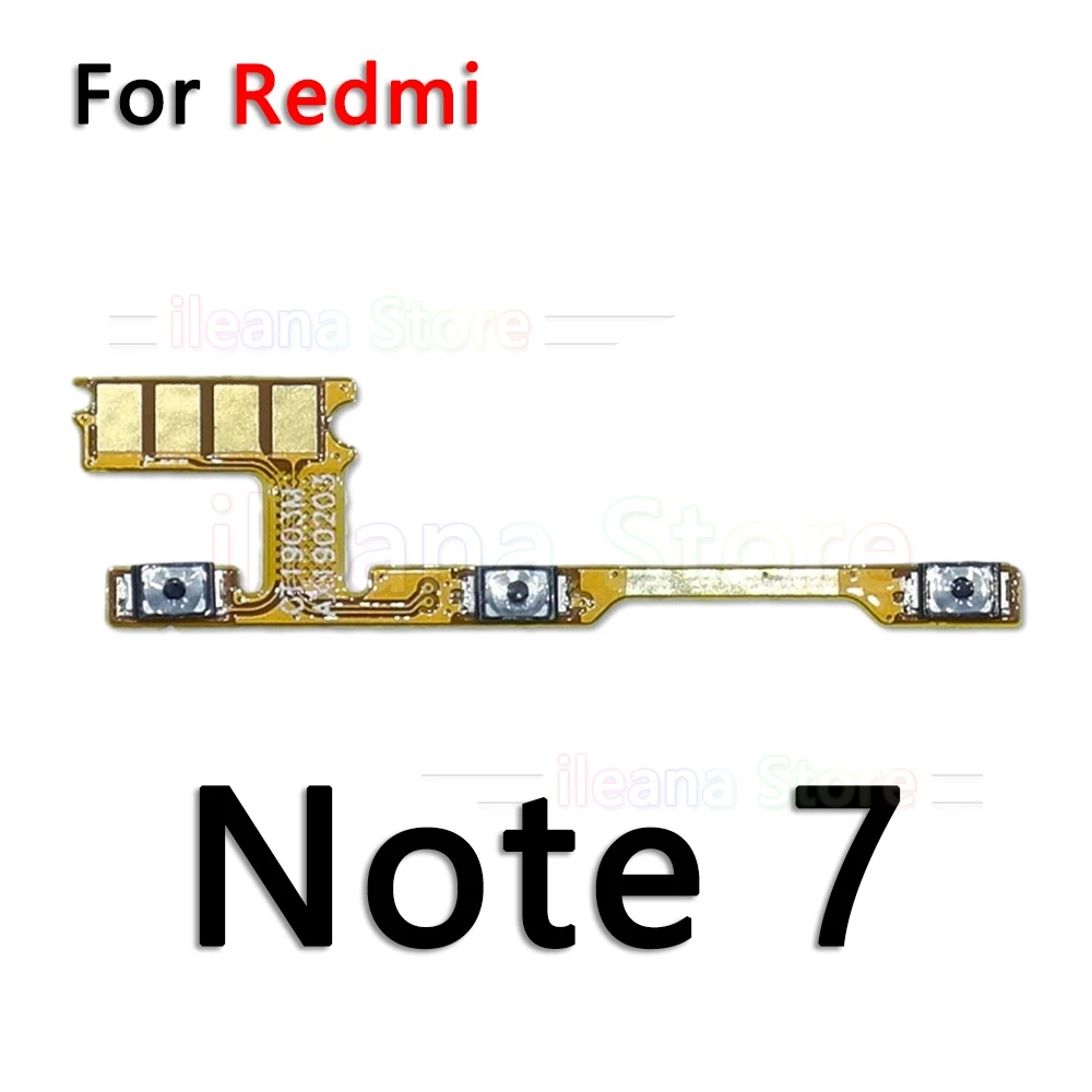 Кнопка включения и выключения звука гибкий кабель для Xiaomi Redmi Note 3 4 4x5 5A 6 6A Plus Pro power Flex