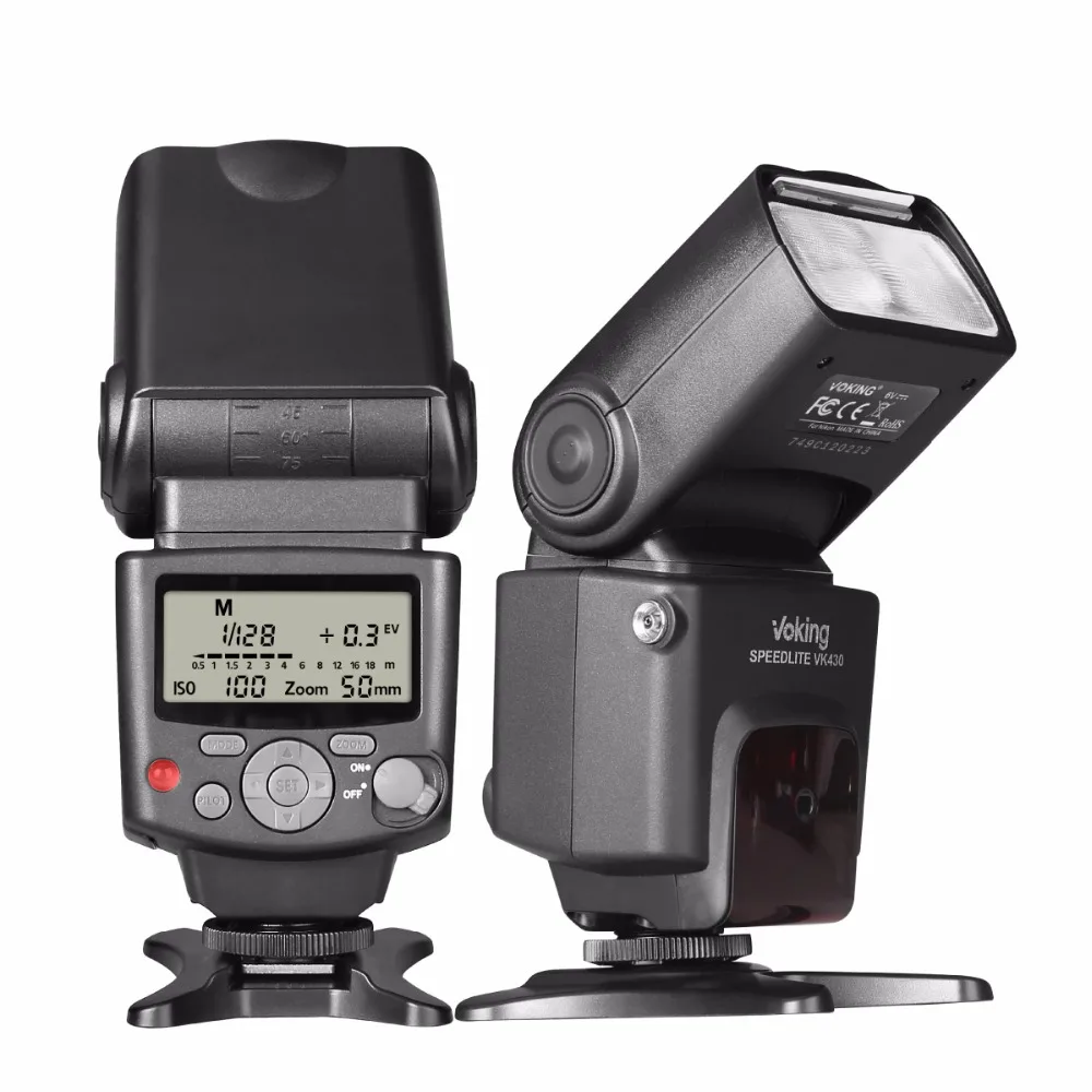 Voking VK430 I TTL ЖК дисплей Дисплей блиц вспышка для камеры Nikon D5500 D5300 D3300 D7200 D3400 D500 D7500 D750
