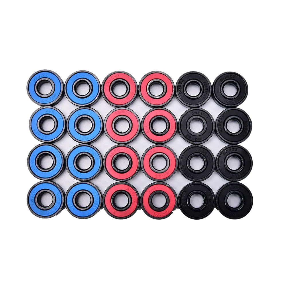 608RS подшипник 8*22*7 мм (8 шт.) ABEC 7 скейтбордов скутеров 608 2RS шариковый Подшипник