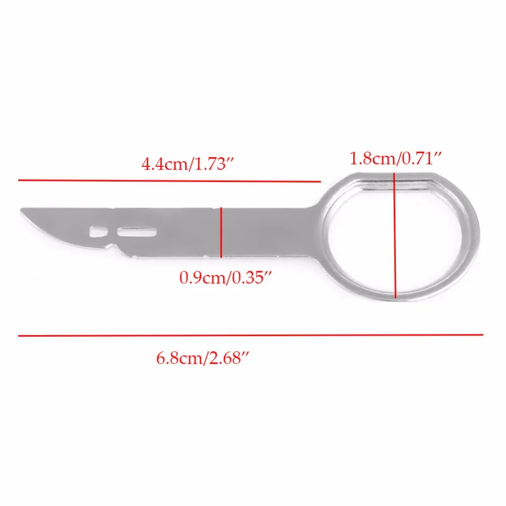 1 пара снятия радиоприемника инструмент для установки ключа Audi Mercedes Porsche запчасти