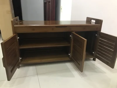 Скамейка для смены обуви Louis Fashion многофункциональный шкаф из массива дерева