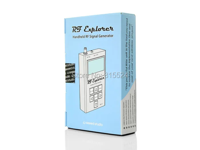 Rf Explorer генератор сигналов(RFE6GEN) для анализатор спектра rf Explorer производственная линия с резиновые, фиолетового цвета чехол