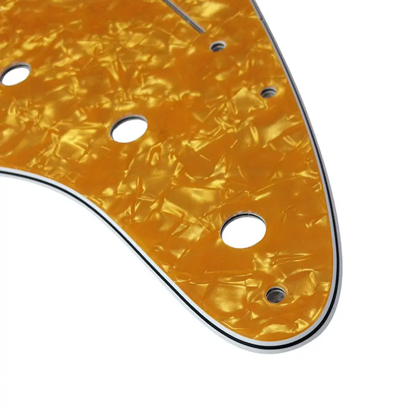 Детали для гитары Pleroo Strat Guitar Pickguard с 11 винтами крыла 62 'Strat Standard SSS ST пластина