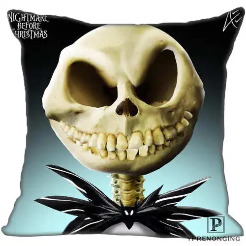 Pillowcase Best Custom Jack_Skellington(1)@ 1 Наволочка на подушку, спальня домашний квадратный наволочка на молнии(одна сторона)#190404-01-215 - Цвет: Pillowcase