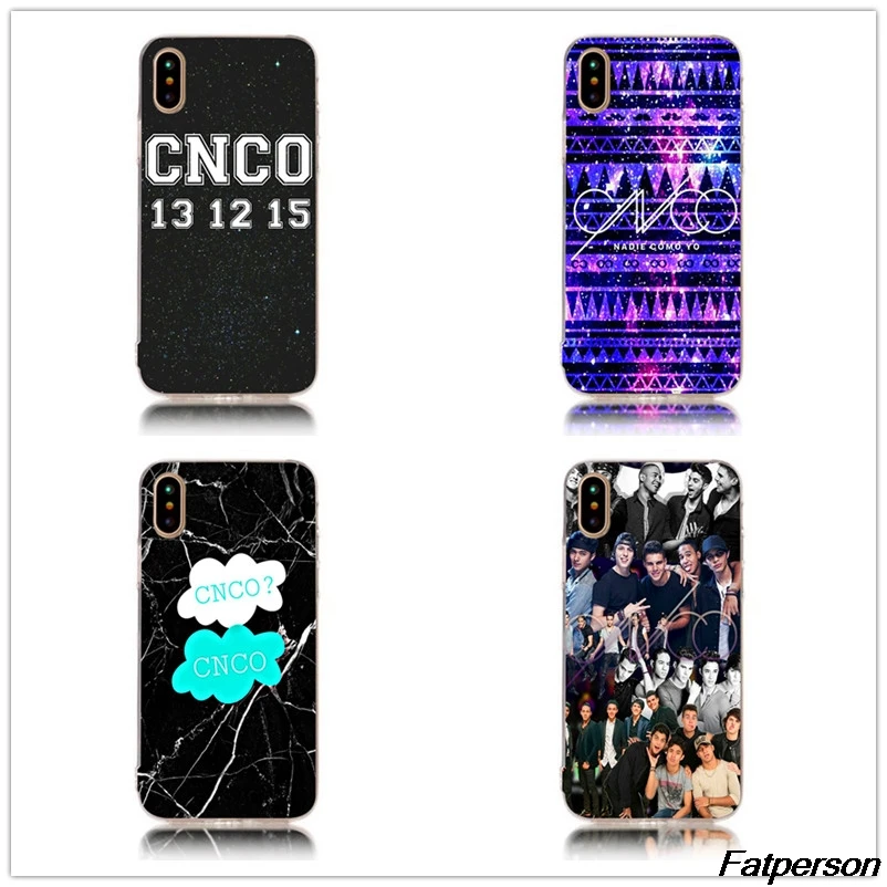 Латинский мужской комбинированный жесткий прозрачный чехол CNCO для Apple iPhone X 8 8plus 7