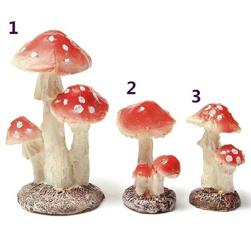 Мини гриб из смолы садовые украшения гномы горшечные растений|decorative decorative|decorative