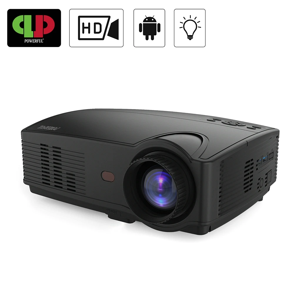 Мощный светодиодный проектор SV 328/328pro Full HD 1080 P Дисплей поддерживается HDMI Android дома
