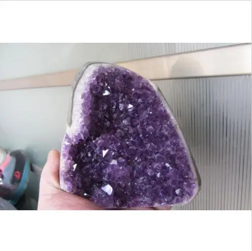 

Natural Amethyst Quartz Crystal Cluster from Uruguay 959.0g