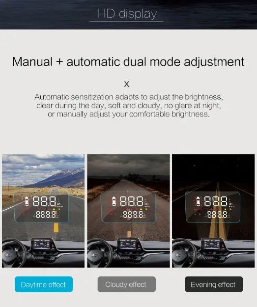 Специальный Автомобиль HUD контроль давления в шинах напоминание о превышении скорости Автоматическое Окно для Toyota CHR Head Up дисплей правый руль