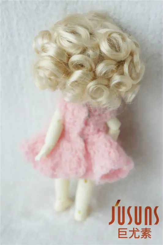 JD261 1/8 BJD синтетические мохеровые парики Updo style волосы 5 6 дюймов модные кукольные