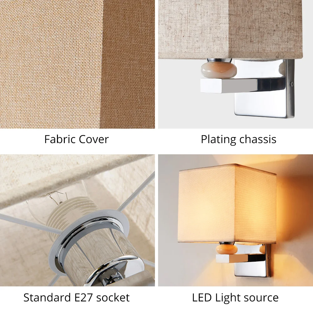 Современные окрашенные Настенные светильники для помещений кофейные ванной