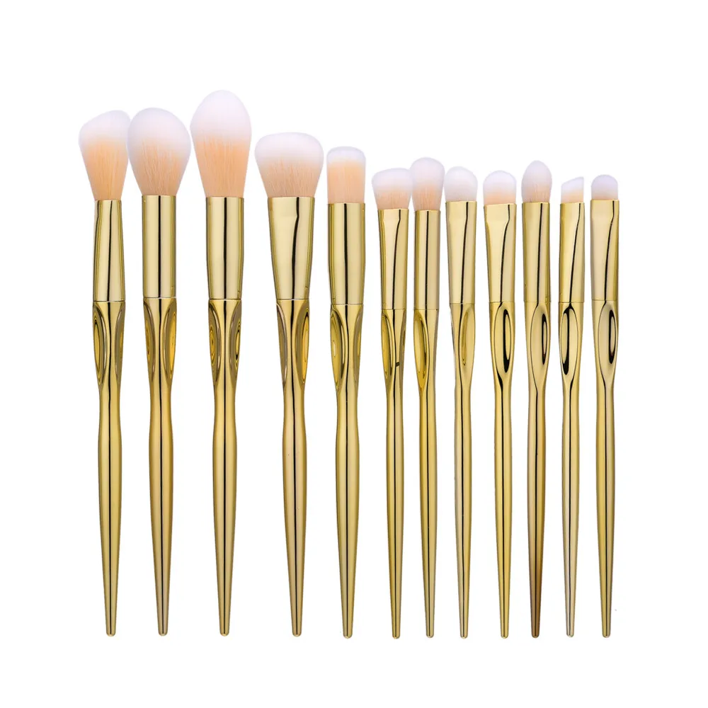 12 шт. косметические кисти для макияжа набор кистей тональный порошок тени век G409 |