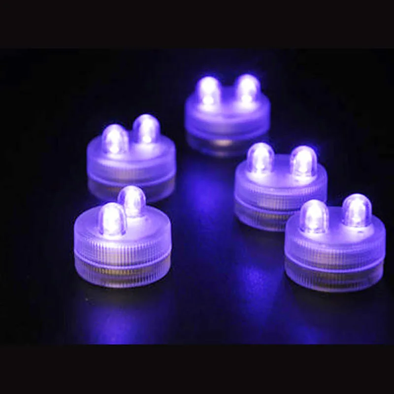 Суперъяркий двойной погружной светодиодный светильник для чая цветочный