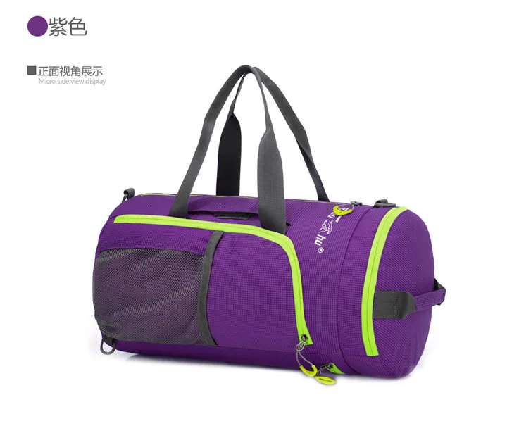 Sports Backpack TANLUHU 632 Nylon Foldable Gym Shoulder Bag Outdoor Climbing Hiking Cylinder Package