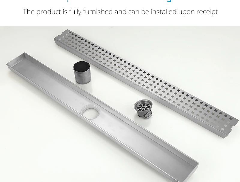 Hm анти-запах Ванна Душ Слив Фильтр 60 см 304 нержавеющая сталь гравитационный промывка дезодорирующий Тип квадратный трап