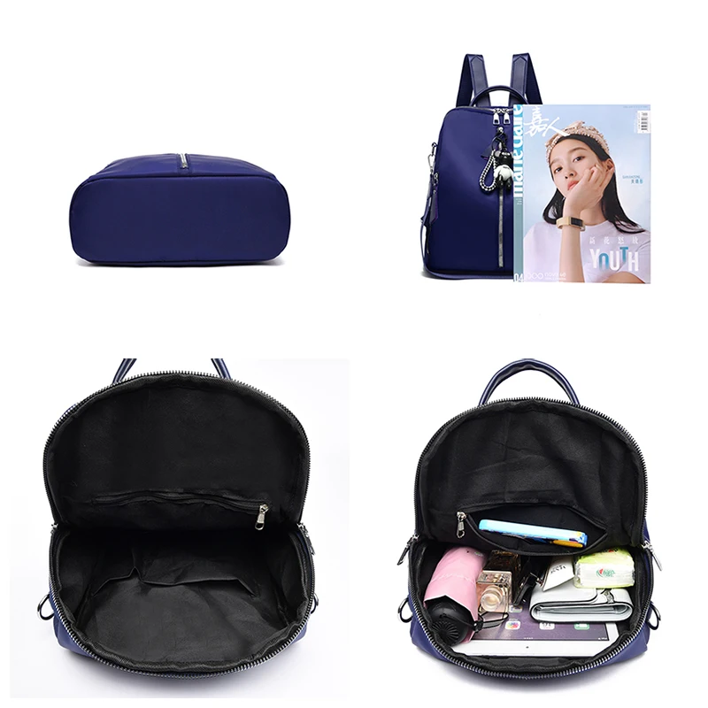 2019 Модный женский рюкзак высококачественный Молодежный кожаный для