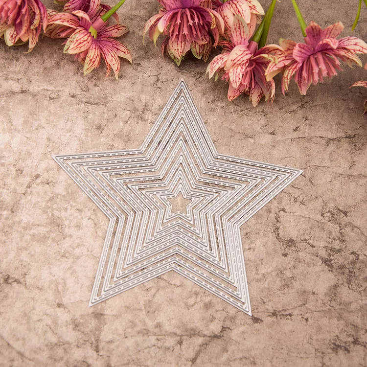 

Metal Mixed size Star cutting Dies Stencils for DIY Scrapbooking photo album Decorative Embossing DIY Paper Cards