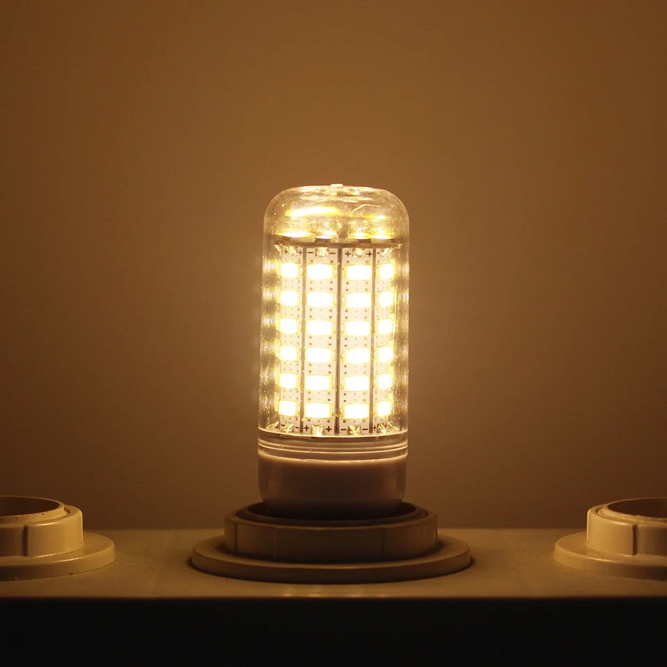

E27 lampada LED Lamp Corn Bulb SMD5730 220V 24 36 48 56 69 LEDs Chandelier Candle Lighting Energy saving for Home Decoration