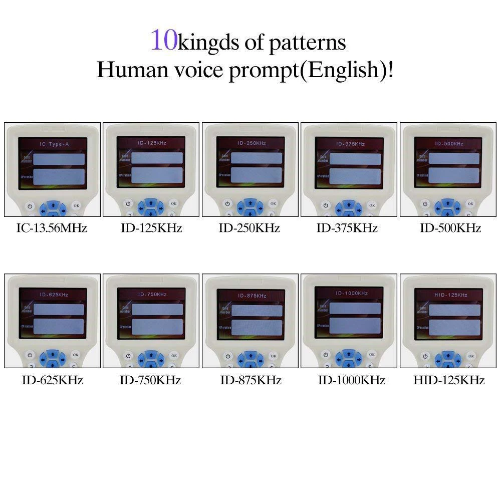 RFID NFC кардридер считыватель записывающее дублирующее устройство 10 частотный