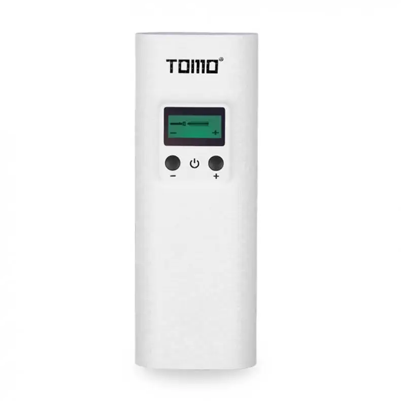 TOMO Dual USB Li-Ion интеллектуальное 18650 зарядное устройство Портативный lcd смарт банк питания для мобильного телефона чехол с функцией фонарика