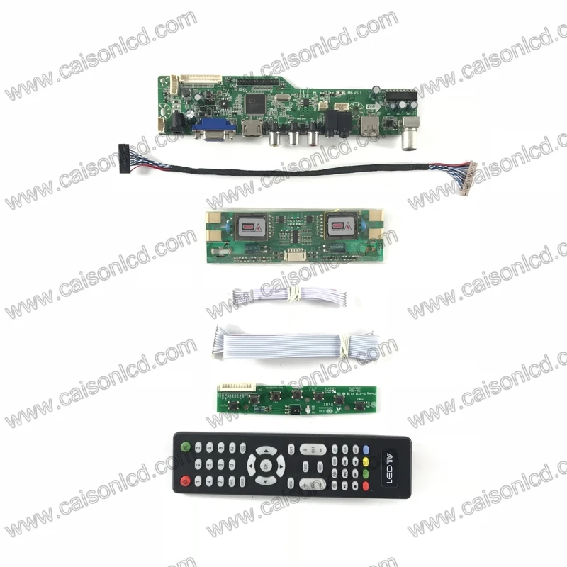 

M6-V5.1 LCD TV controller board support VGA AUDIO AV USB TV for 15 inch 1024x768 LQ150X1LGB1 LQ150X1LW71 LTM150XH-L03 diy