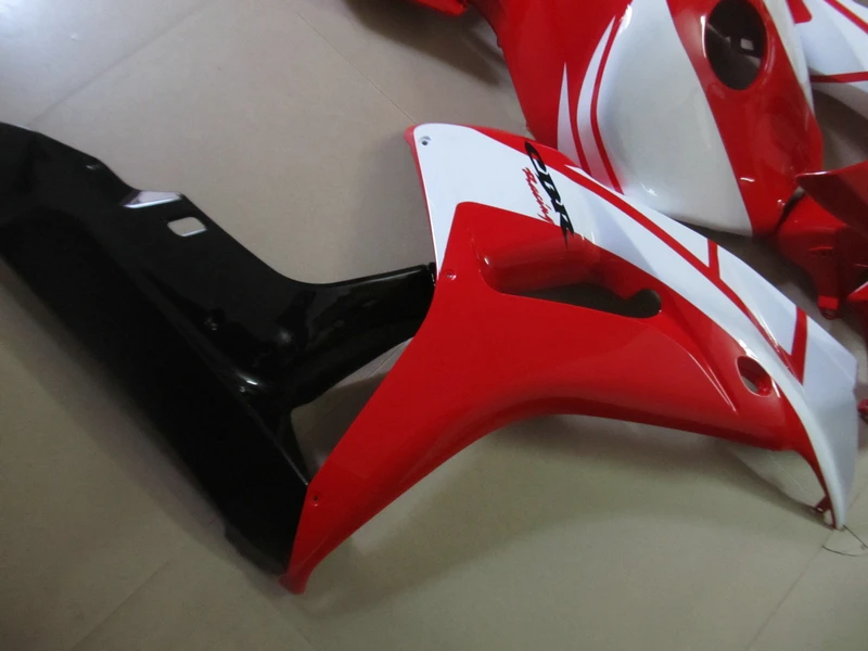 Литьевой формованный обтекатель комплект для Honda CBR1000RR 06 07 красный белый кузова