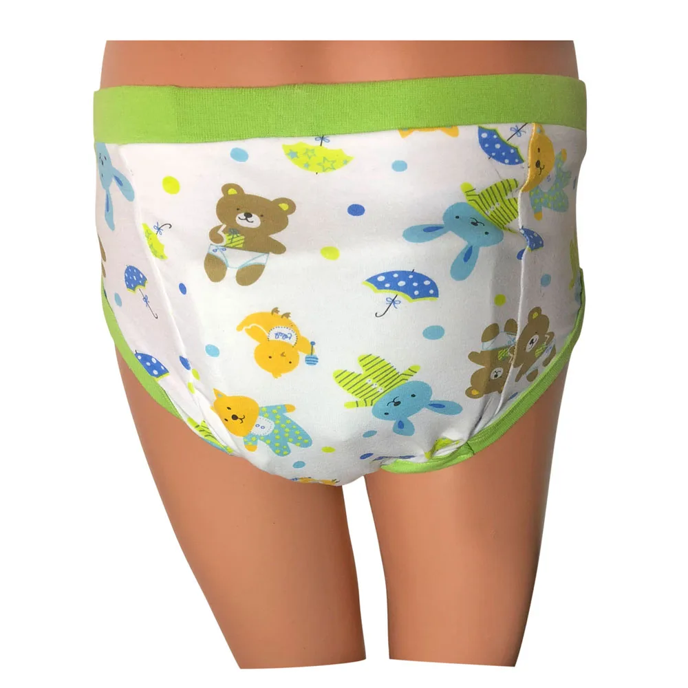 Для взрослых Детские Pad брюки для девочек ABDL пеленки Ночная ткань штаны больных с