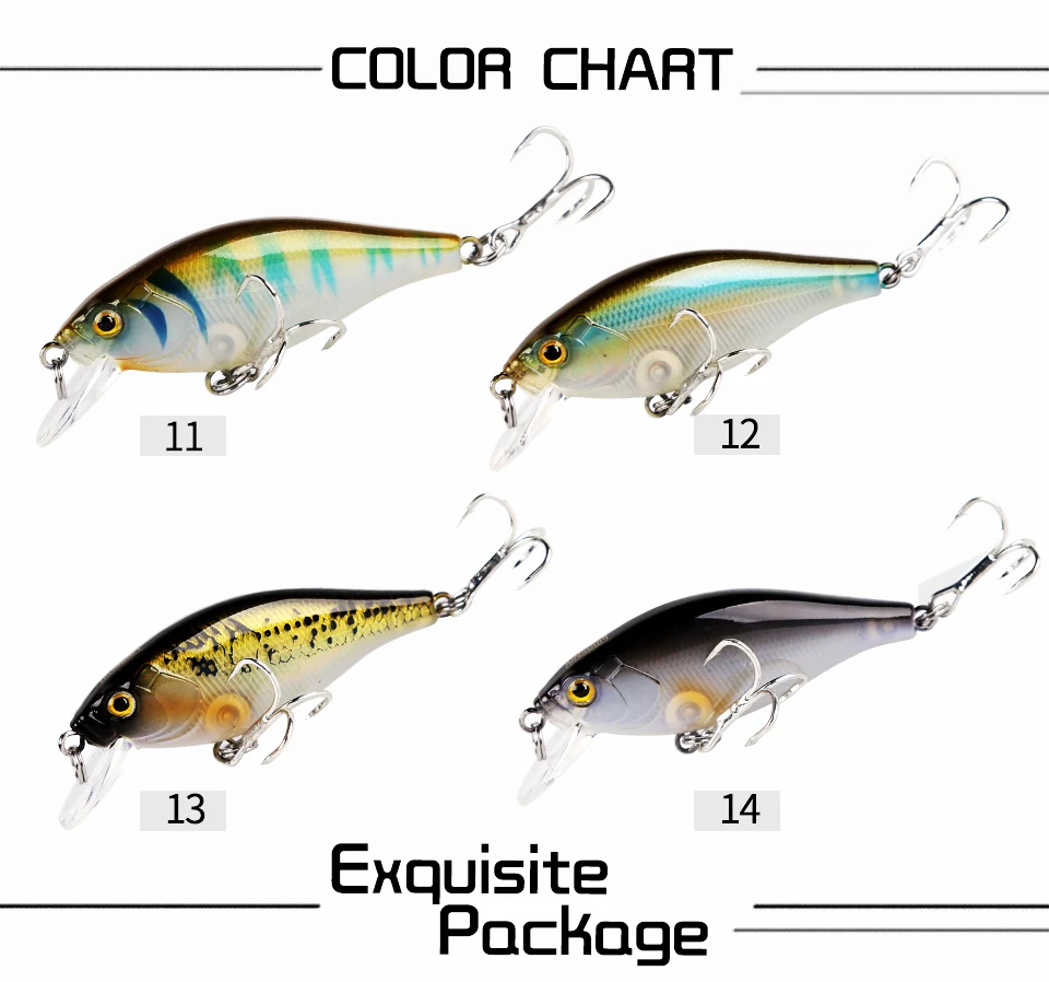 Kingdom Fishing воблеры Джеркбейт воблер жесткие приманки тонущий гольян 55 мм 6,5 г пластиковая приманка 4 цвета модель 7501