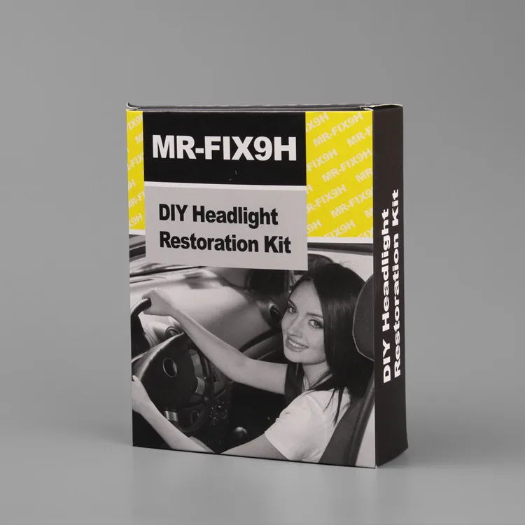 Горячая MR FIX набор 9H твердость Автомобильные фары анти царапины полировка