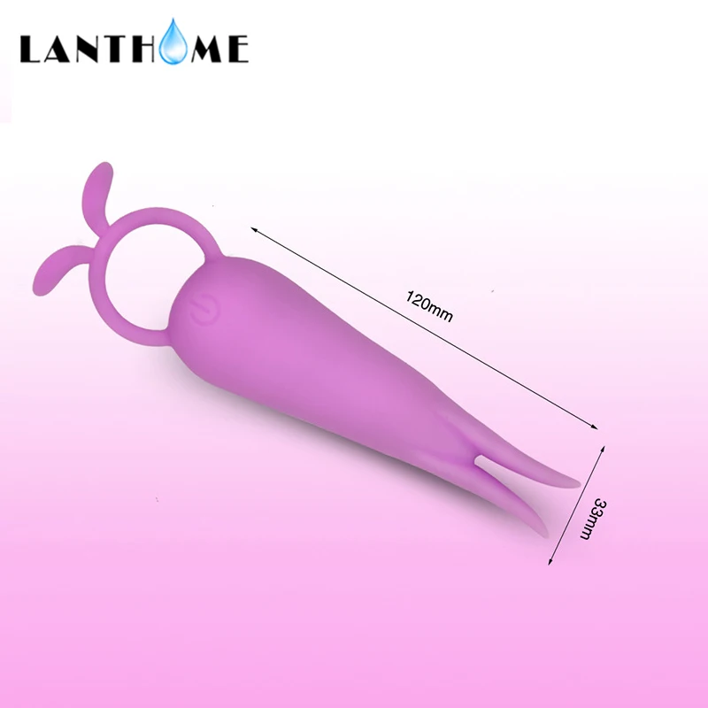 10 Speeds Breast Massage Nipple Vibrator Clitoris Vaginal Clip Tongue Oral Sex Vibrating Fast Climax Toys for Women | Красота и