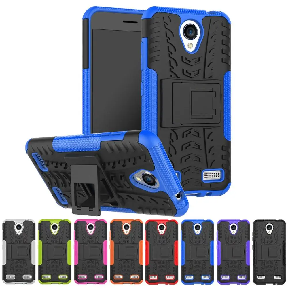 Heavy Duty kickstand Гибридный Броня Крышка TPU чехол кожи для zte лезвие A520|Чехлы-портмоне| |