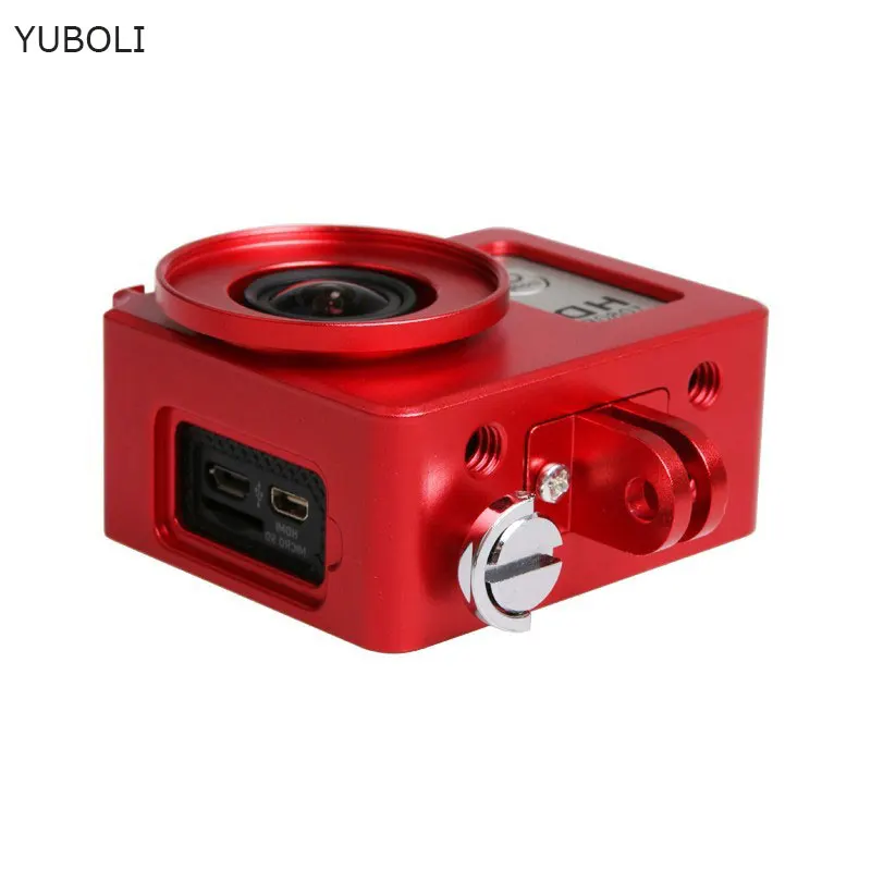 SJCAM sj5000 защитный Корпус чехол Алюминий из сплава металлический каркас+ УФ-фильтр для спортивной экшн-камеры SJCAM SJ5000 WI-FI SJ 5000 плюс SJ5000X