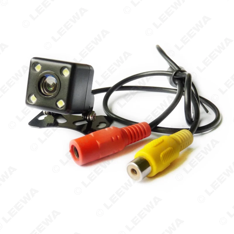 LEEWA автомобильный 6 сенсорный парковочный датчик с 2 шт. CCD 4 LED камерой двойной