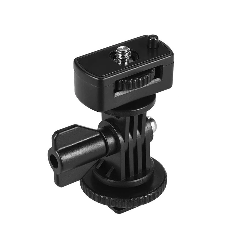 1/4&quot Screw Hot Shoe Mount Adapter Adjustable Angle Pole For DSLR Camera Flash LED Light Monitor Video Camcorder Monitors | Электроника