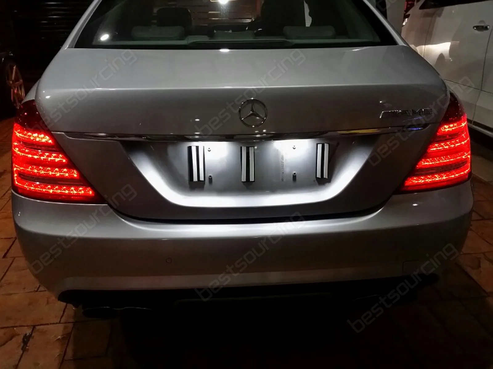 2X 18 SMD СВЕТОДИОДНЫЙ номерной знак ANGRONG Canbus для Mercedes W202 C180 C200D C220 C220D | Автомобили и