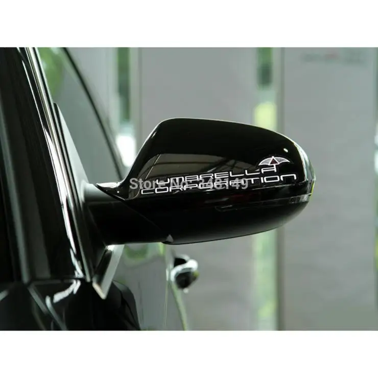 Наклейка (стикер) на зеркала заднего вида с надписью &quotUmbrella&quot для автомобилей