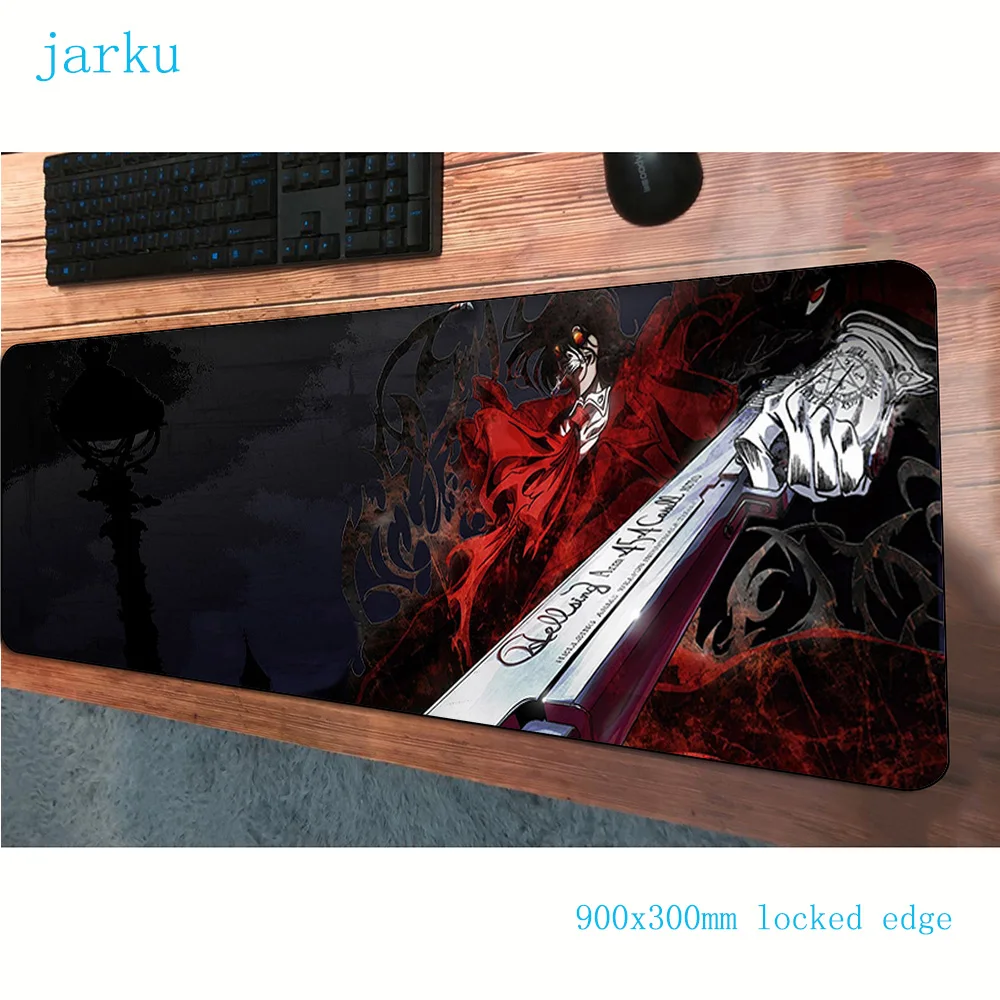 hellsing pad mouse cute computer gamer 900x300x3mm padmouse big Popular mousepad ergonomic gadget office desk mats | Компьютеры и офис