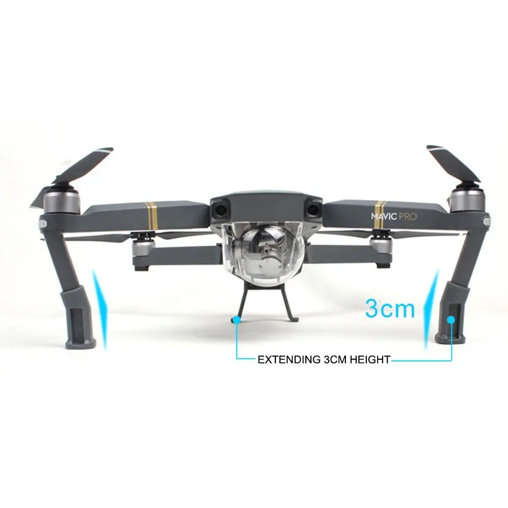 Платиновый усиленный шасси Mavic Pro комплект удлинителей высоты стабилизаторы с