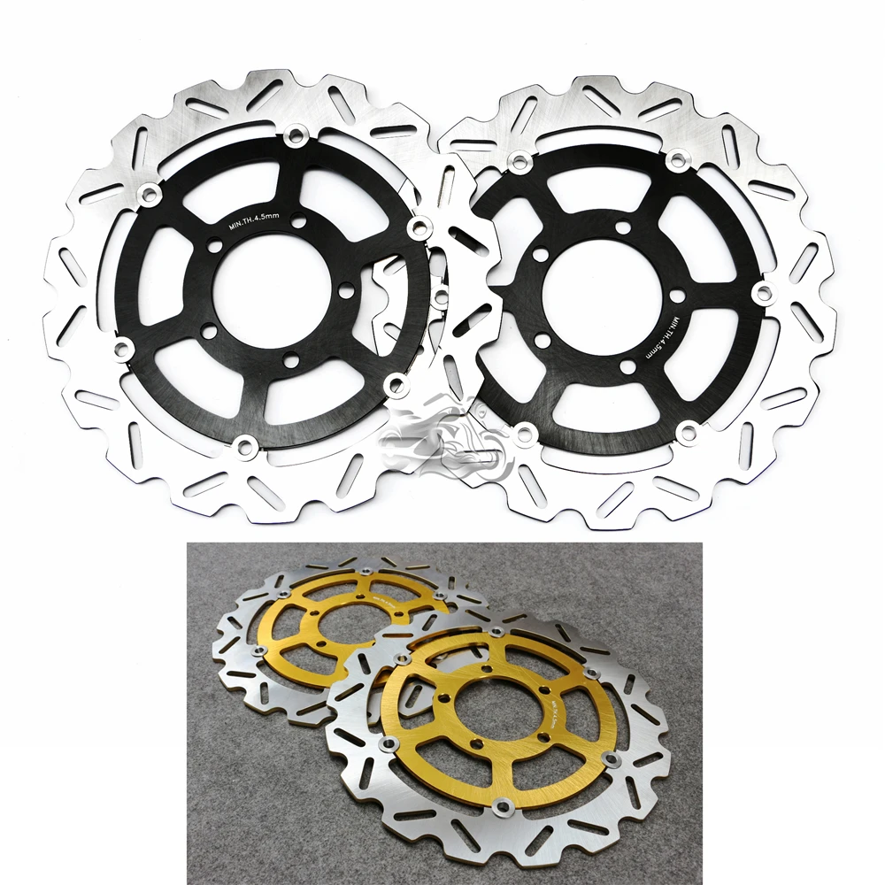 

Floating Front Brake Disc Rotor For Motorcycle Kawasaki ZX6R 636cc 05-14 & ZX-10R 2008-2015 & Z800 2013