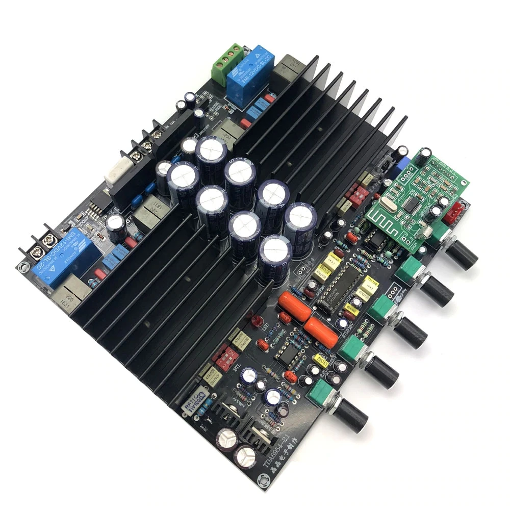 TDA8954TH 2,1 bluetooth Hi-Fi цифровой усилитель доска класса D 210 Вт* 2 собранный доска предшественника LM1036+ NE5532