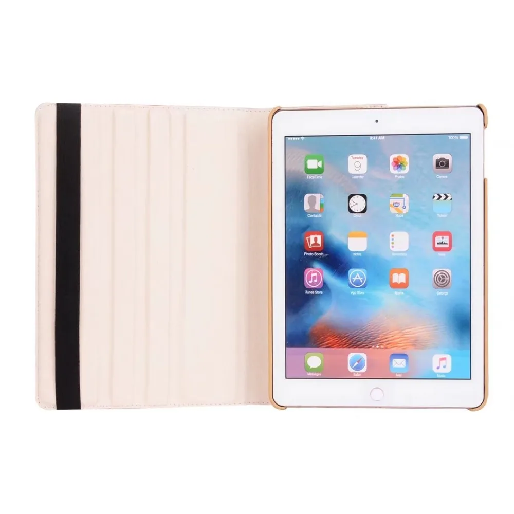 Чехол для Apple iPad Pro 12 9 модель 2015/2017 вращающаяся на 360 градусов подставка кожаный