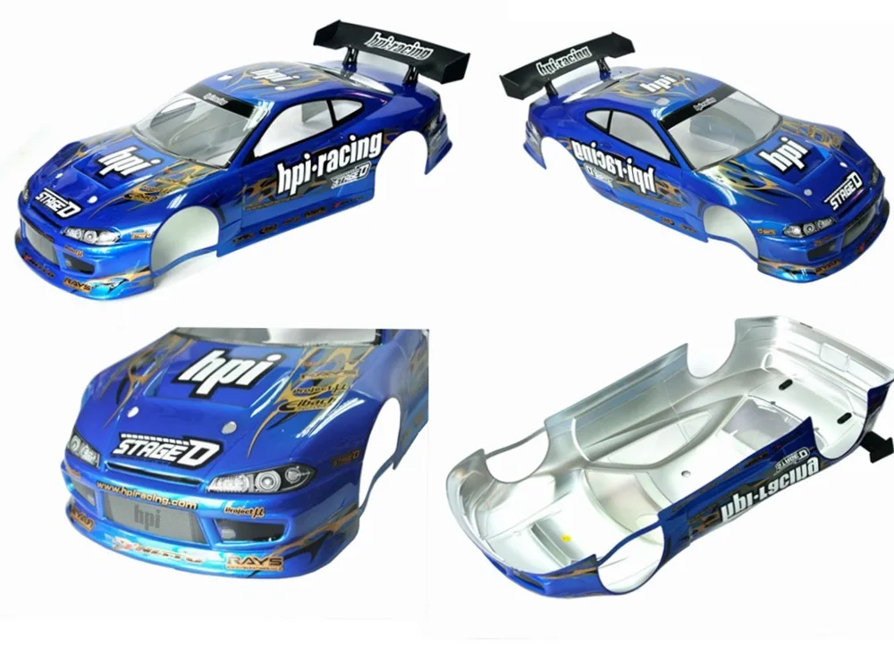HPI racing 1/10 Масштаб rc на шоссейном кузове 4WD NISSANRC PC FW06 shell blue|rc on road car|1/10 rchpi |