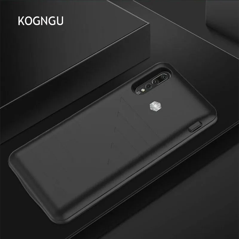 Kogngu Модный чехол для зарядного устройства для huawei P20 6800 мАч с зажимом для задней панели беспроводное быстрое зарядное устройство для huawei P20 Pro Чехол