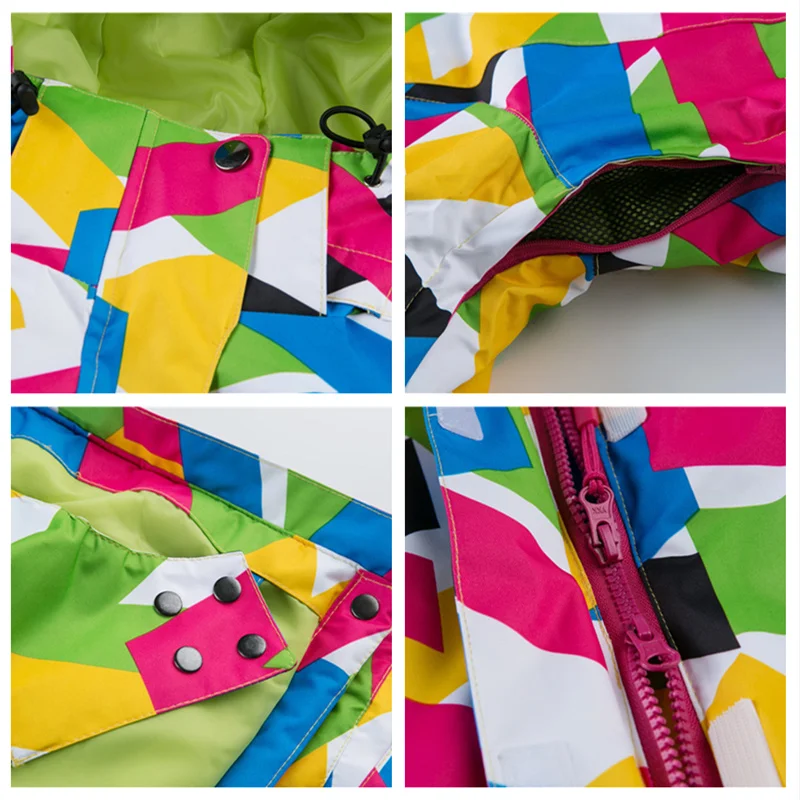 RAY GRACE лыжный костюм для женщин зимние Снежная одежда водостойкие ветрозащитная